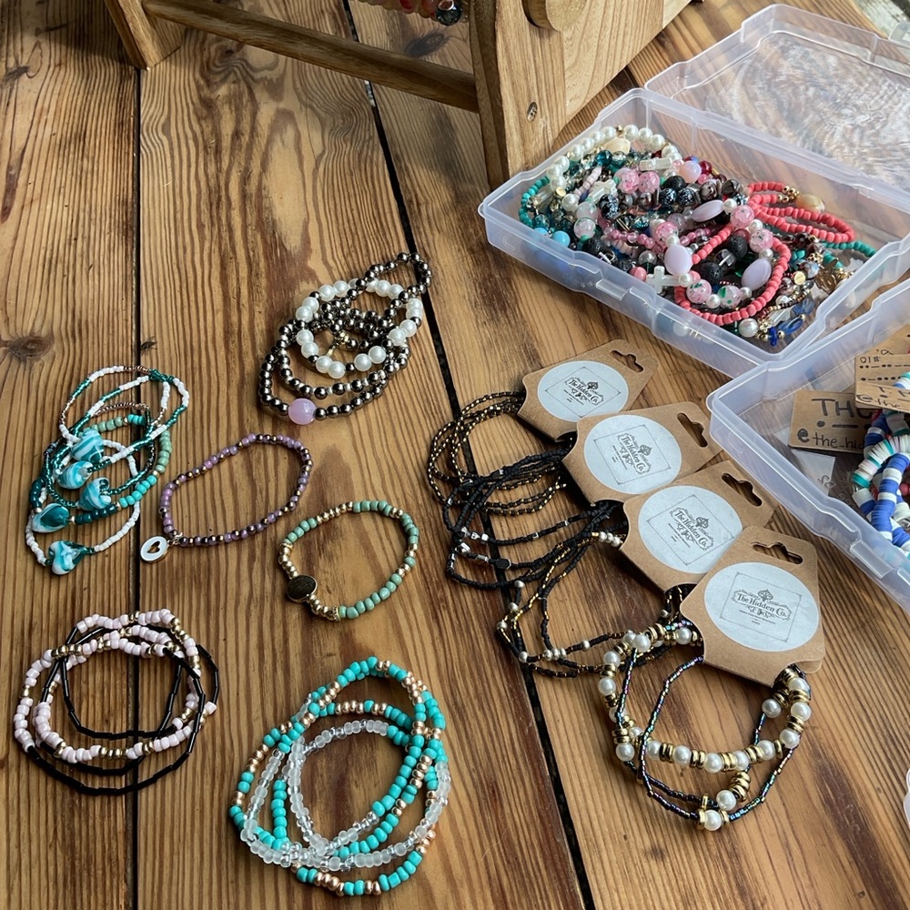 Multicolor Beaded Bracelet Set